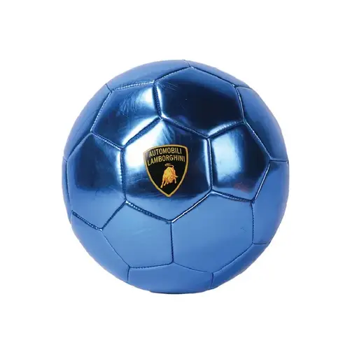 Lamborghini | Metallic PVC Soccer Ball Blue - Size 5