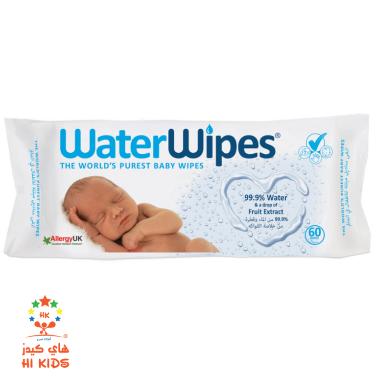 WaterWipes | مناديل مبللة للأطفال - 60 منديل