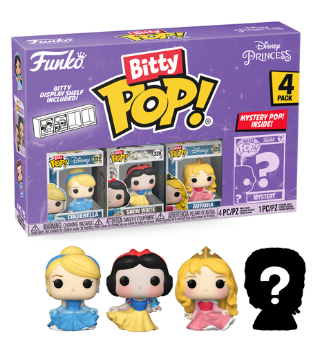Funko Bitty Pop | Disney Princess and A Surprise Mystery Mini Figurine 