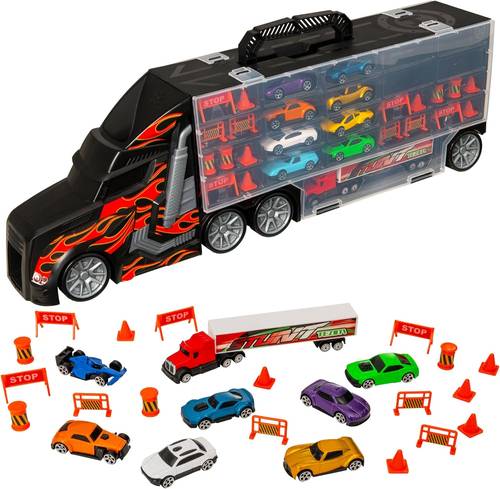 Teamsterz | Metro City Auto Transporter Large with 8 Cars