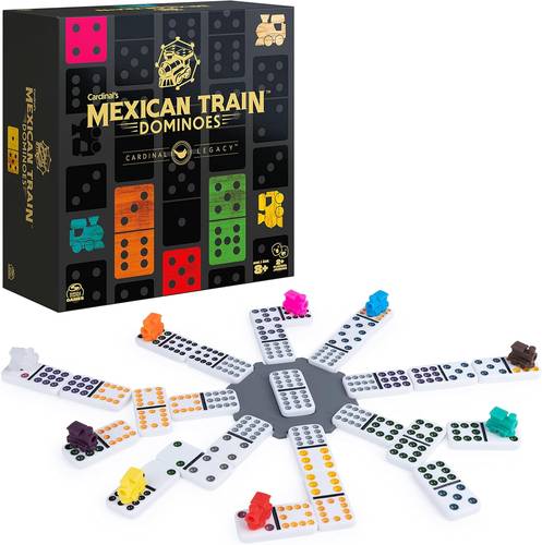 Spin Master Games Legacy Deluxe Mexican Train Dominoes
