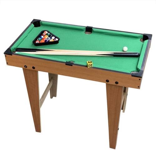 Pool Table Set Board Games  Wooden 15 Colorful