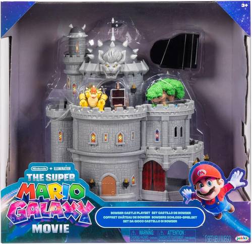  Super Mario | Galaxy Movie - Deluxe Bowser Castle Playset