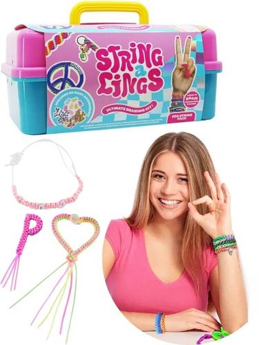 Stringallings Hair Braiding Set 200 Pieces