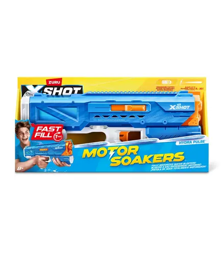 XSHOT | Water Hydra Pulse Motor Soaker by ZURU Motorized Blaster Watergun