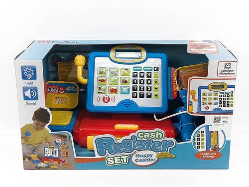 Cashier with sound and light effects