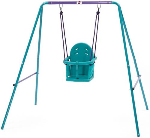 2 In 1 Metal Swing Set 