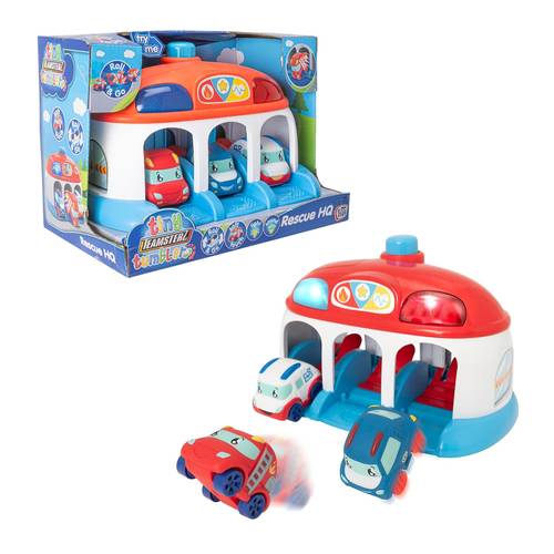 Teamsterz | Multicolored Rescue HQ Tiny Tumblers Cars