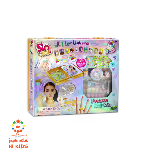 unicorn | Nail case for girls with tattoos nail polish and stickers