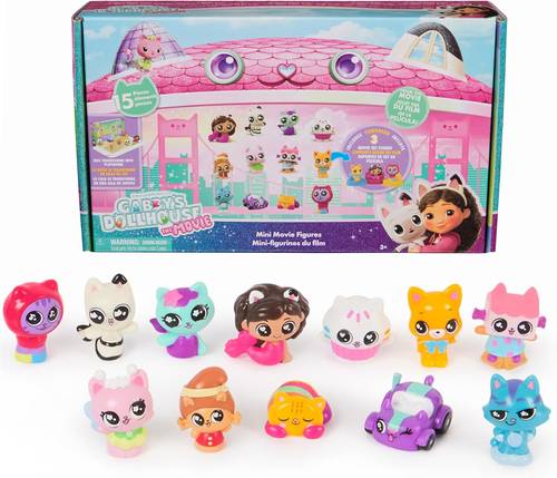 Gabby's Dollhouse | The Movie 15 Piece Mini Movie Figures Set 