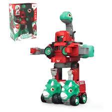 5 In 1 Dinosaur Robot Transforming Toy Set