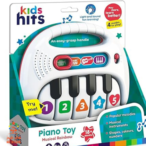 . Kids hits |Play  piano Shapes colors numbers Bright lights Easy-grasp handle