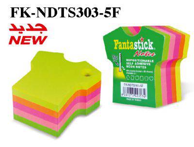 ورق ملاحظات فانتاستيك 80ورقة× 5 لون 400ورقة FK-NDTS303-5F