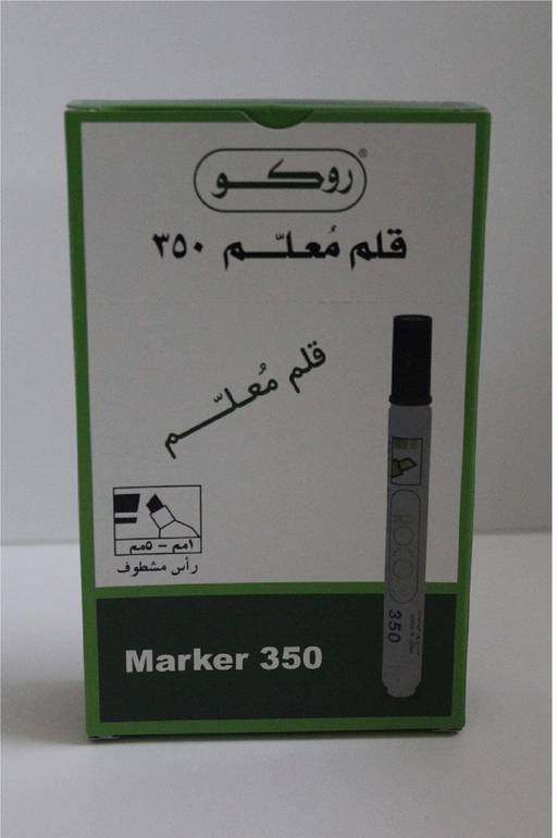 قلم روكو Marker 350  باكت12 حبه