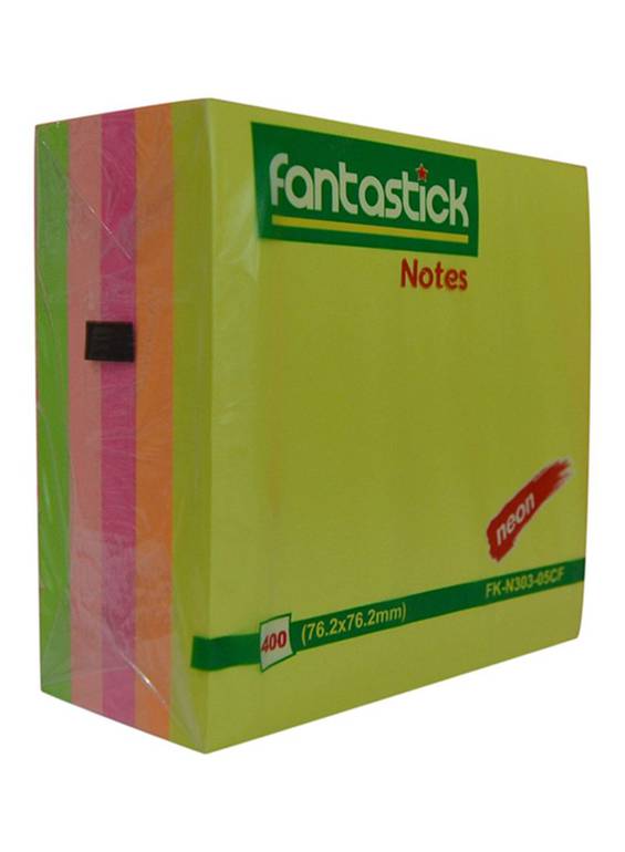 ورق ملاحظات فانتاستيك 7.6سم × 7.6سم 400 ورقة FK-N303-05CF