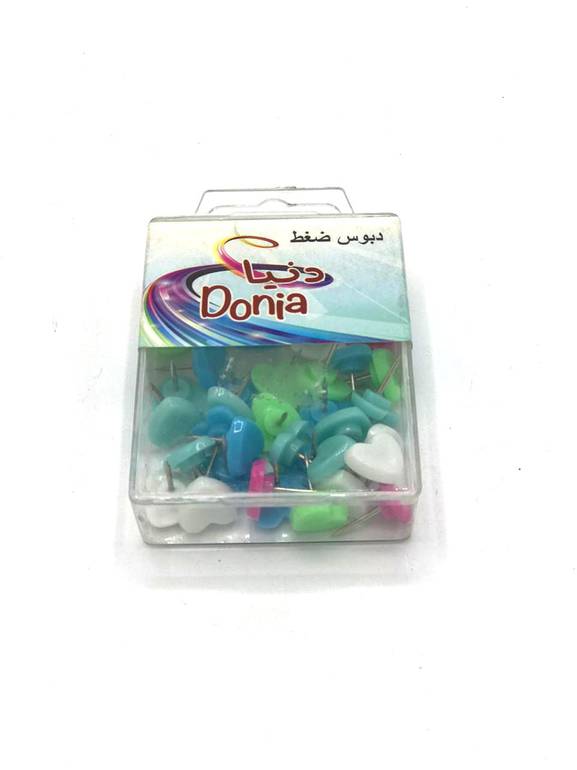 دبوس ضغط ملون دنيا 030-62