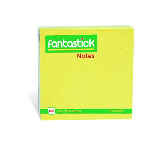 ورق ملاحظات فانتاستيك 7.6سم × 7.6سم 100ورقة FK-N303