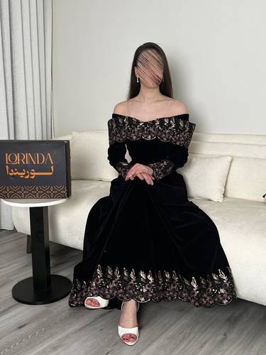 فستان ريا الاسود  - XXXL