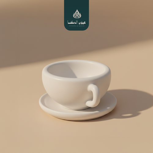 كوب قهوة ديكور 