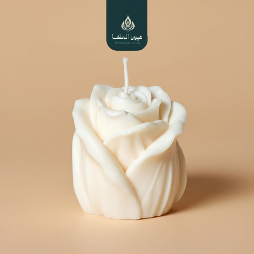شمعة وردة رومانسية