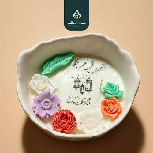 شمعة بقالب راتنج