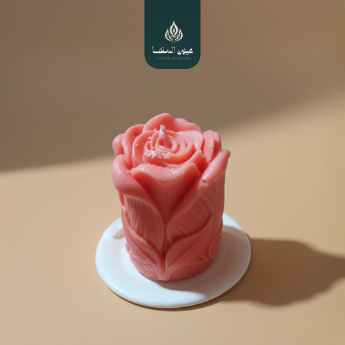 شمعة أجنحة الورد