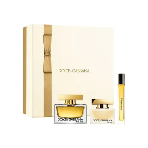 طقم دولتشي جابانا ذا ون او دي بارفيوم النسائي (عطر 75 مل + عطر شعر 30 مل + عينة 10 مل بخاخ )