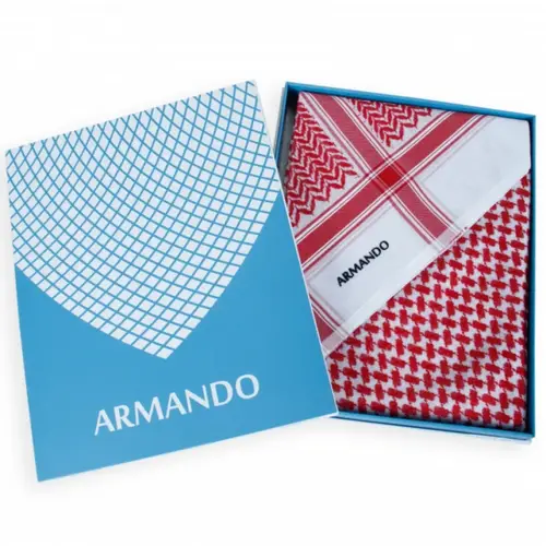 شماغ أرماندو أحمر ARMANDA