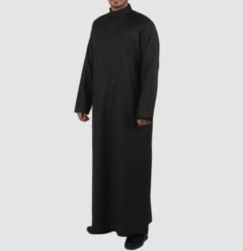 ثوب شتوي أسود خلية سحاب مخفي الأصيل