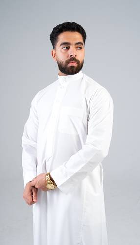 ثوب رجالي زرار سادة السفير