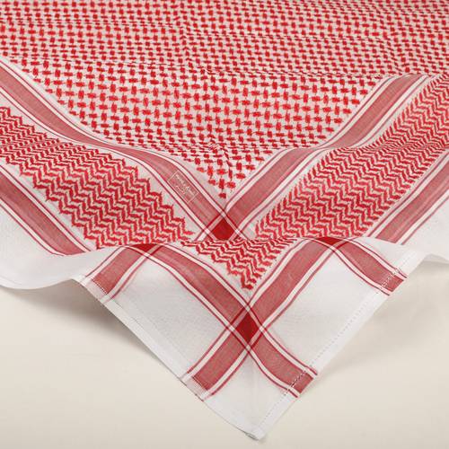 شماغ بروجيه احمر زاهي لقطه 4