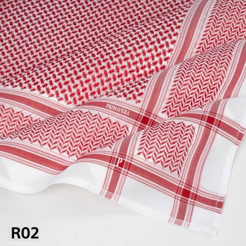 شماغ بريمافيرا أحمر R02