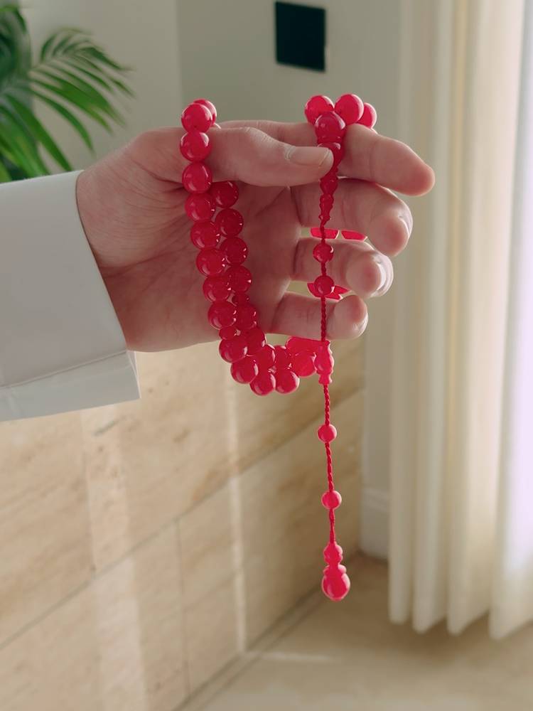  مسباح فاتوران خراطة تركية - احمر