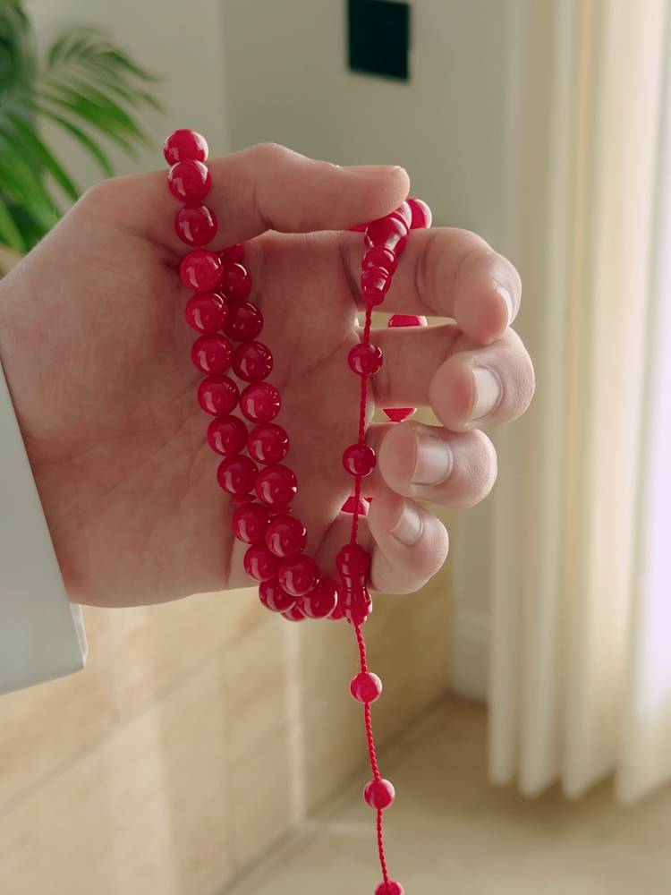 مسباح فاتوران خراطة تركية - أحمر
