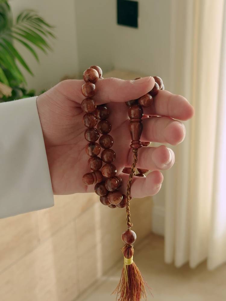  مسباح فاتوران خراطة تركية - بني محروق