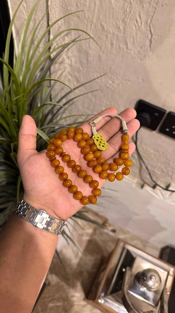 مسباح فاتوران خراطة تركية - طربزونة بيضاوية + عقال مقصب   