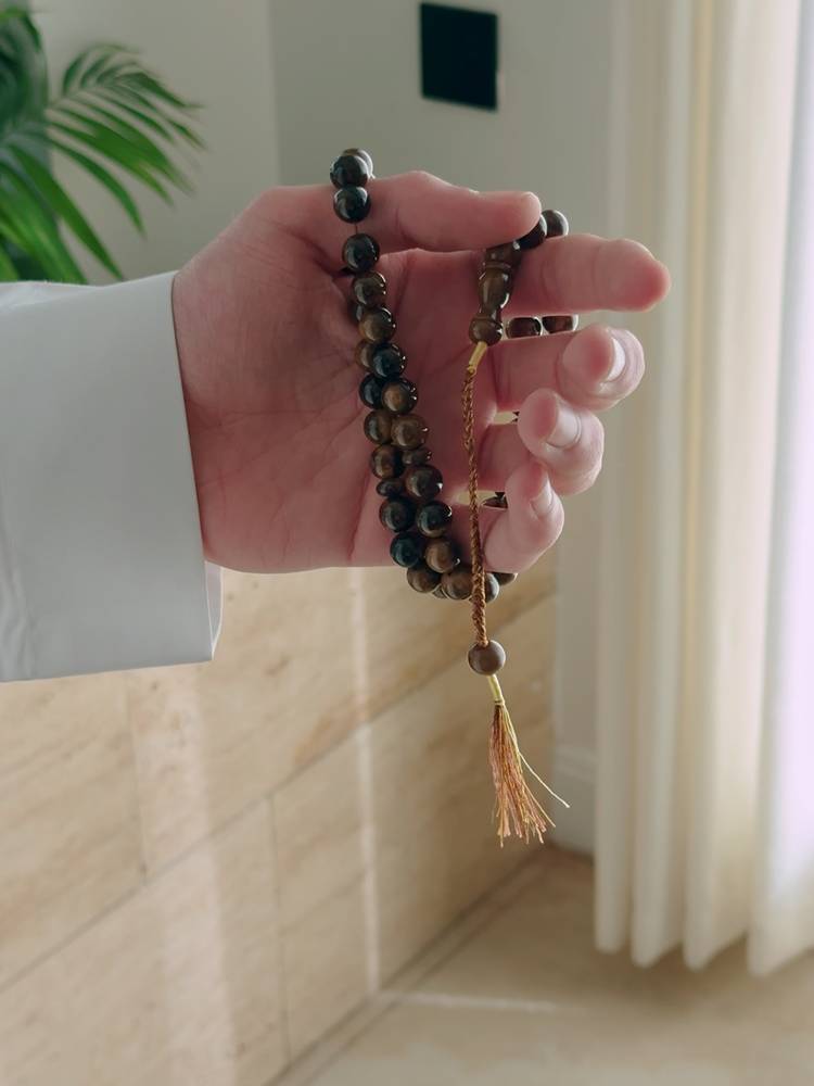  مسباح فاتوران خراطة تركية - أخضر و بنّي