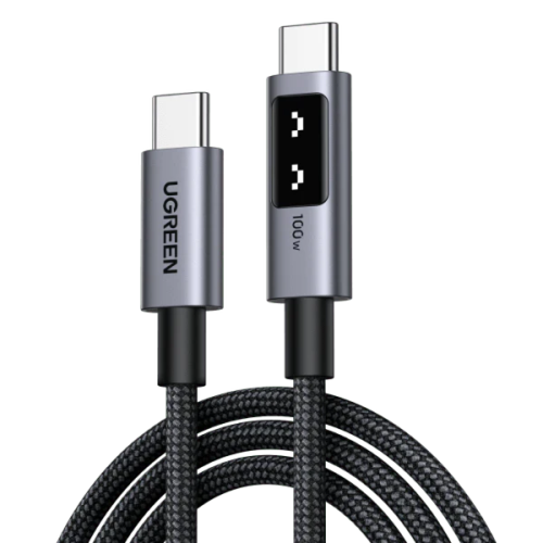 يوجرين - كيبل شحن تايب سي الى تايب سي أونو 100 واط متر L509 ‎ سلك يوجرين أونو USB-C إلى USB-C
