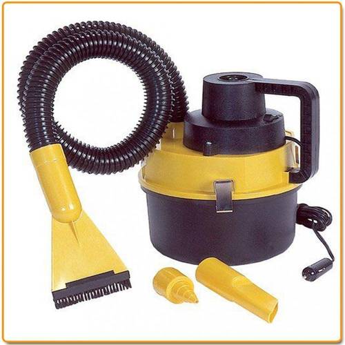 مكنسة سيارة حجم 90 واط  بقوة 12v مع اكسسوارات اضافية عدد 3 قطع تعمل عن طريق الولاعة AGC YF-002