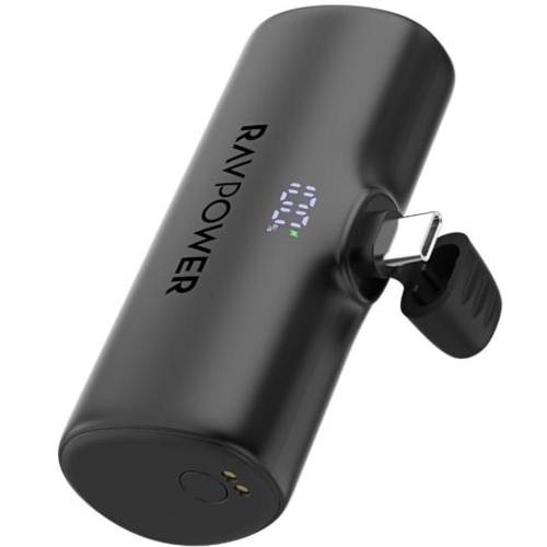باور بانك محمول من نوع C شاحن RAVPower RP-PB1221 - شاحن طوارئ بسعة 5000 ملي امبير 20 واط
