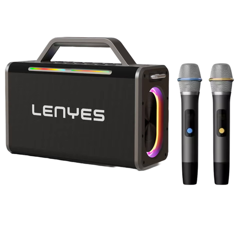 مكبر صوت بلوتوث لاسلكي Lenyes S835، قوة 200 وات، مسافة لاسلكية تصل إلى 18 مترًا