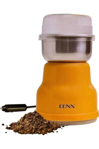 مطحنة قهوة للسيارة 120 واط 80 جرام مطحنة بن 12V متعدد الاستخدام  DENX-DX4201 ضمان سنتين