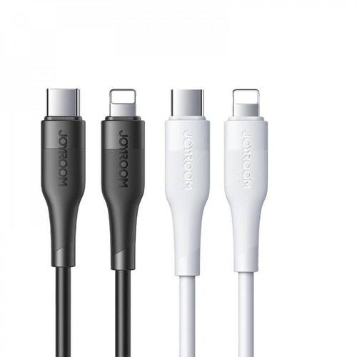 جيروم كيبل شحن PD يدعم الشحن السريع بقوة 20w ايفون الى تايب سي مقاوم للقطع  JoyRoom S-1224M3