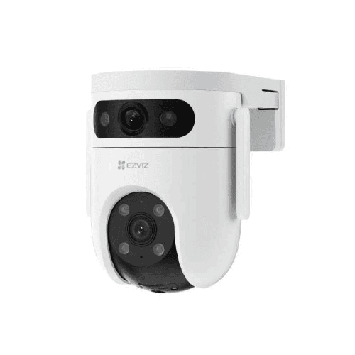 كاميرا مراقبة خارجية h9c بعدسة مزدوجة متحركة واي فاي مع مايك للتحدث بجودة 5ميجا  | EZVIZ H9c Dual 5MP 3K and 3K Wired Wifi Pan Tilt Camera