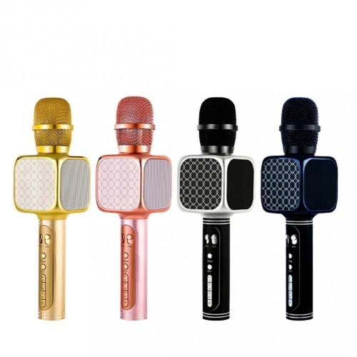 موج ماكس مايكروفون ومكبر صوت من MOOGMAX ضمان سنتين موديل MX-MIC001 Handheld Karaoke Mic Professional Bluetooth Wireless Microphone
