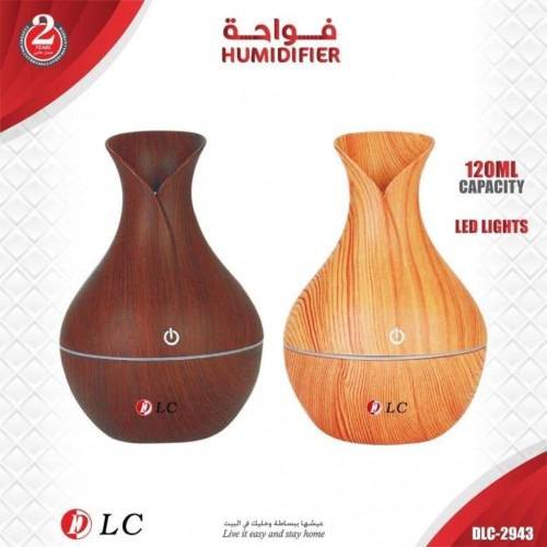 فواحة بخار خشبية بشكل مميز وأنيق , سعة 130 مل DLC-2943