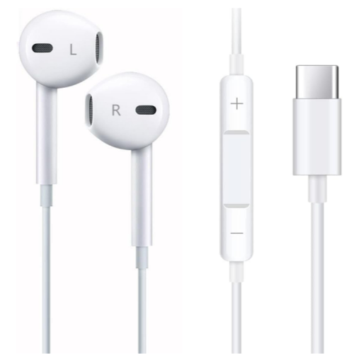 سماعة ايفون سلكية تايب سي منفذ USB-C تدعم اجهزة الايفون والايباد والاندرويد - ماركة FLEX ضمان سنتين