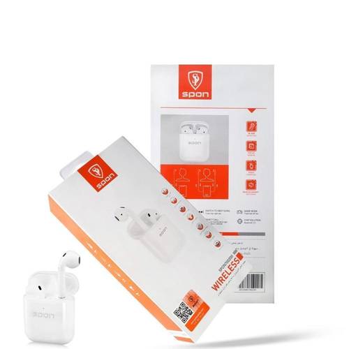 سماعة بلوتوث ايربودز AirPods من شركة SPON - ضمان 3 سنوات