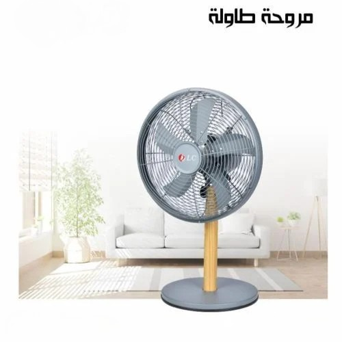 مروحة طاولة مصنوعة من الحديد للمكاتب والفنادق والمنازل معدنية بقوة 35 واط DLC-31064