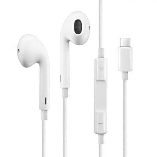سماعة ايفون 16 سلكية تايب سي منفذ USB-C تدعم اجهزة الايفون والايباد - FLEX ضمان سنتين